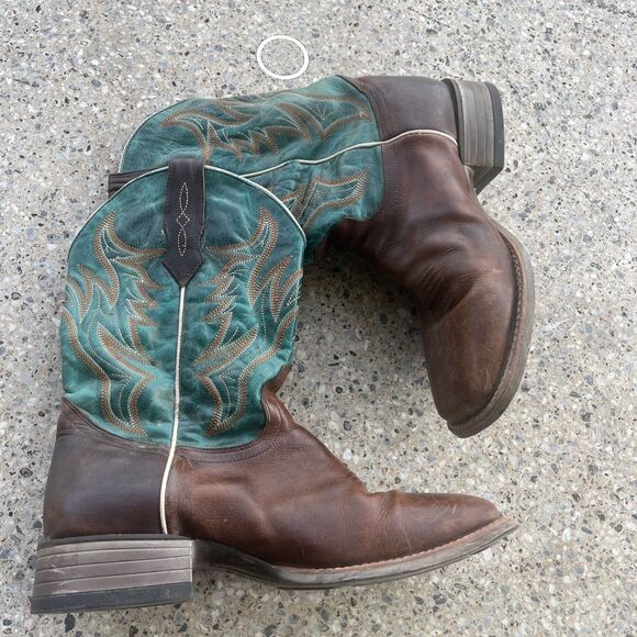 CODY JAMES Men's Leather Boots Hoverfly Broad Square Toe Western Boots 10.5 D - Picture 1 of 9